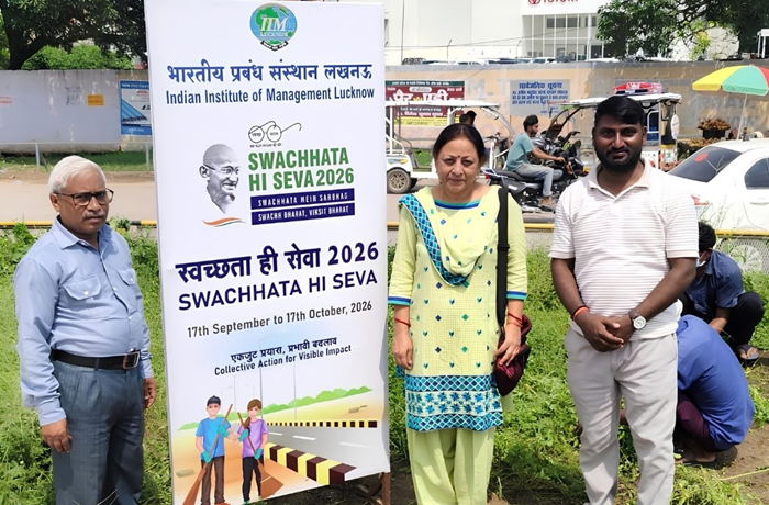 IIM Lucknow joins Swachhata Hi Seva campaign